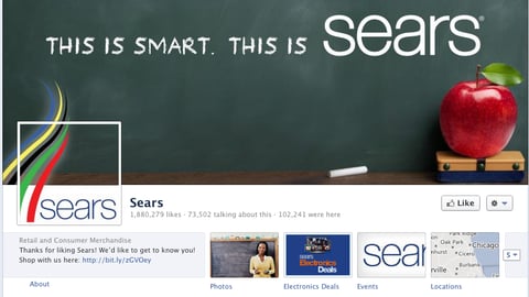 Sears 'This is Smart' Facebook Graphic